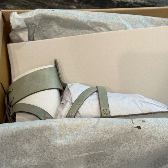 Free People Vacation Day Wrap Sky Gladiator Sandals Size 41 EU Lace Up Beach NEW - Picture 3 of 12